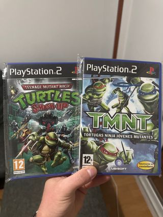Pack 2 Juegos Tortugas Ninja PS2: Smash-Up y TMNT