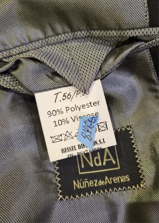 Traje de hombre Núñez de Arenas negro