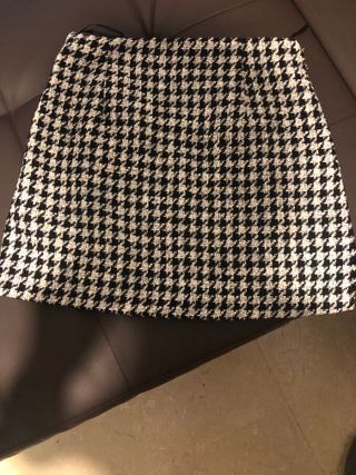 Falda Zara pata de gallo