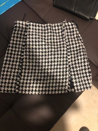 Falda Zara pata de gallo