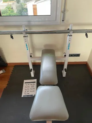 Banco de pesas ajustable