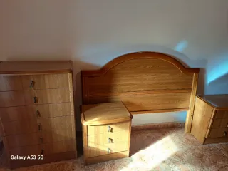 Conjunto dormitorio madera