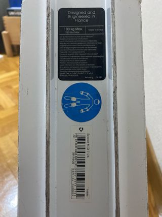 Patinete Oxelo MID 7 UK 175mm Blanco