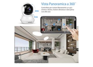 Cámara Vigilancia SriHome 1296P IOS/Android