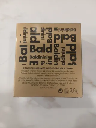 Polvere illuminante corpo oro Baldinini