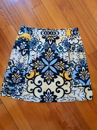 Falda mini estampada