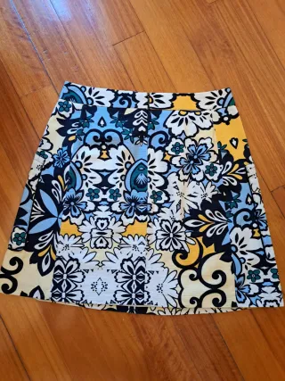 Falda mini estampada