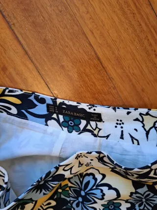 Falda mini estampada