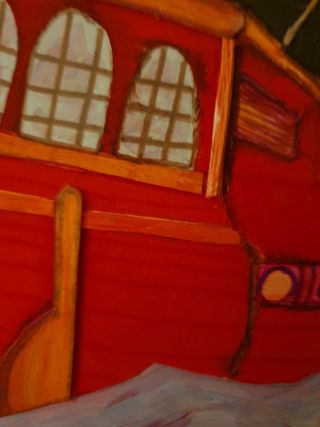 Barca in legno e tela Odisea Del Mare