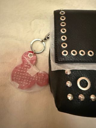 Bolso Desigual Mickey Mouse Negro y Plateado