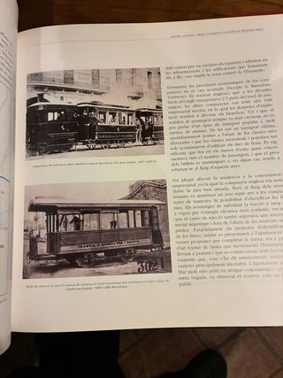 Libro en catalán ferrocarril Barcelona