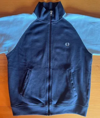 Casaco Fred Perry Unissexo Tamanho M Azul Marinho
