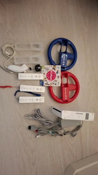 Nintendo Wii + Accesorios y Juego Wii Party