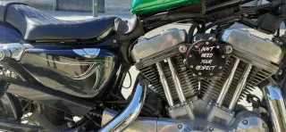 Harley Davidson Sportster XL883 etiqueta ambiental