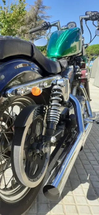 Harley Davidson Sportster XL883 etiqueta ambiental