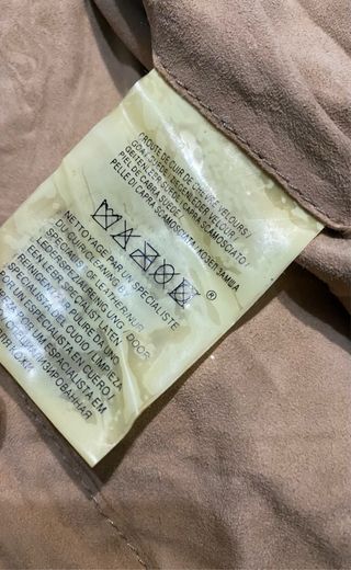 Chaqueta larga piel cabra M