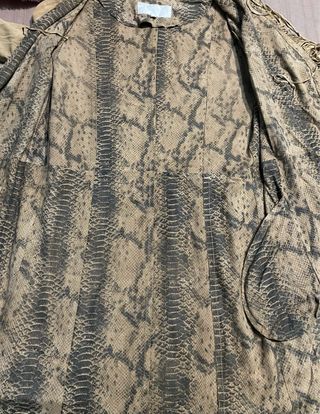 Chaqueta larga piel cabra M