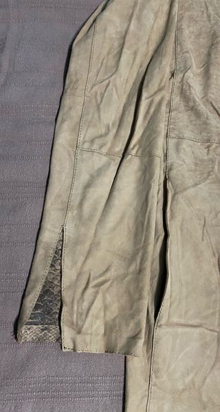 Chaqueta larga piel cabra M