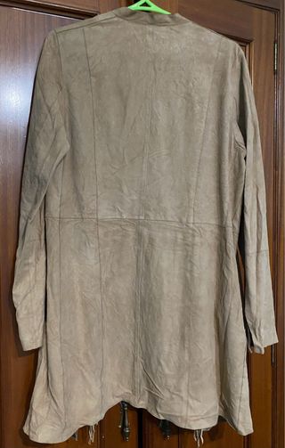 Chaqueta larga piel cabra M