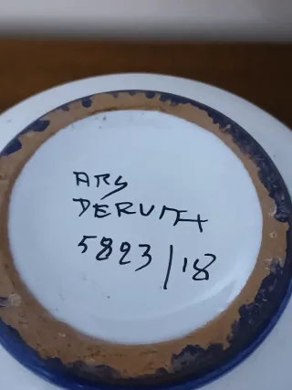 Brocca Deruta vintage decorata a mano