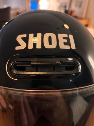 Shoei Glamster Negro Brillo (Talla XXL) + Pinlock