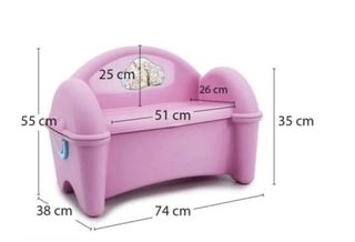 Baúl y Banquito Infantil 2 en 1 Outdoor Toys