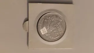 2 Monedas Plata 2000 Pesetas Carlos V y Juan Carlo
