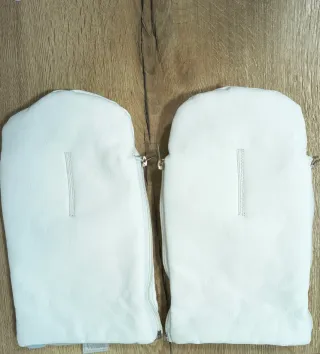 Manoplas Uzturre Carrito Bebé Blancas