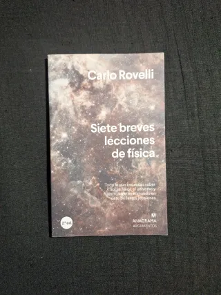 Carlo Rovelli. Siete breves lecciones de física