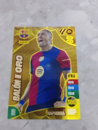 Raphinha Balón de Oro Panini 2023