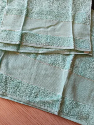 Set 2 Asciugamani per ricamo punto croce