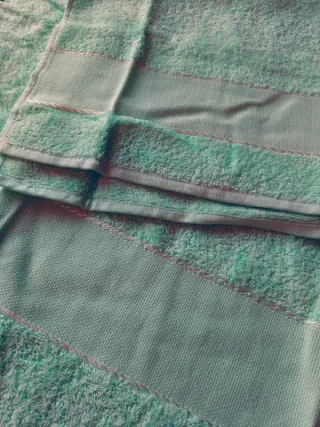 Set 2 Asciugamani per ricamo punto croce