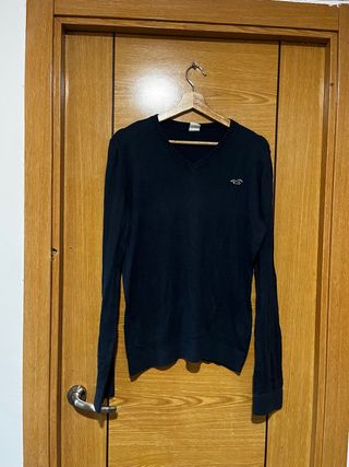 Jersey Hollister Negro V-Neck
