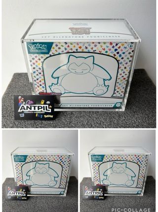 3 teche acrilico per ETB Pokemon