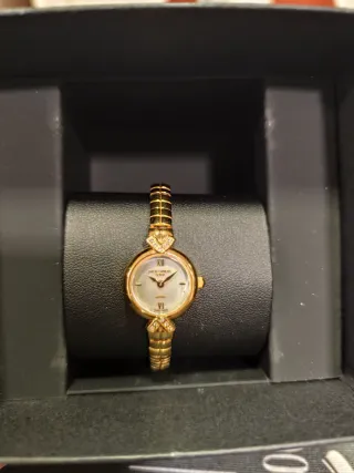 Reloj Philip Laurence Zafiro Dorado Mujer