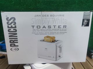 Tostador - Princess, 142613 SIMPLY Blanco TOASTER