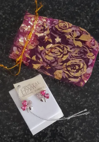 Conjunto Pendientes y Pulsera Swarovski Elements