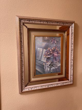 3 Cuadro Vintage con Espejo