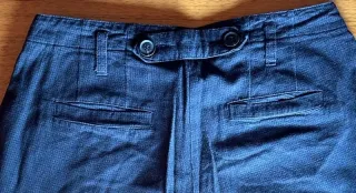 Calças Azuis Escuro Senhora Tamanho S