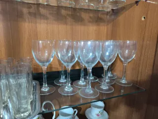 Juego de copas y café variado