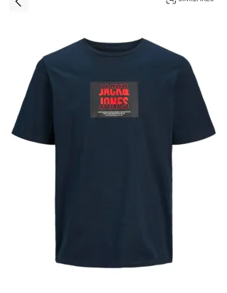 Camiseta Jack & Jones Azul Con etiquetas
