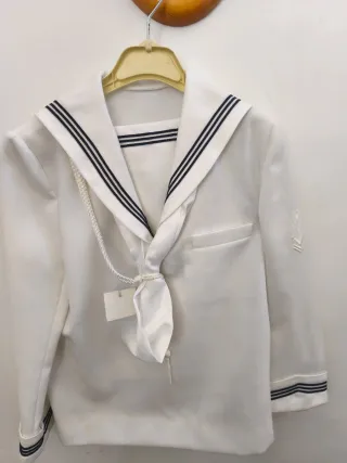 Traje marinero comunión blanco