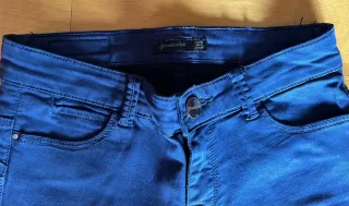 Calças Stradivarius Azuis Tamanho S