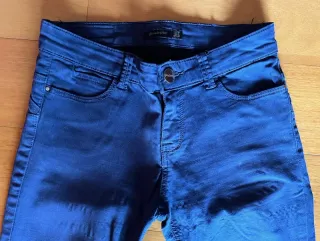 Calças Stradivarius Azuis Tamanho S