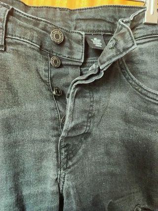 Vaqueros Skinny H&M Rotos Negro Hombre W32