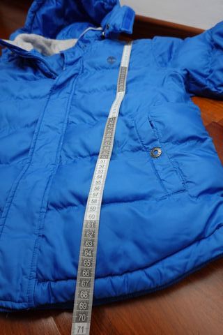 Plumífero Timberland azul con capucha Talla M