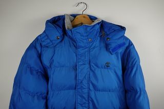 Plumífero Timberland azul con capucha Talla M