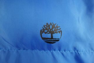 Plumífero Timberland azul con capucha Talla M