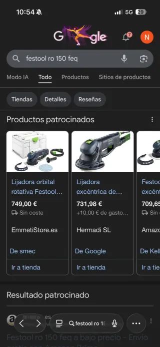 Lijadora Festool Rotex