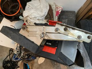 Soporte motor auxiliar para barca